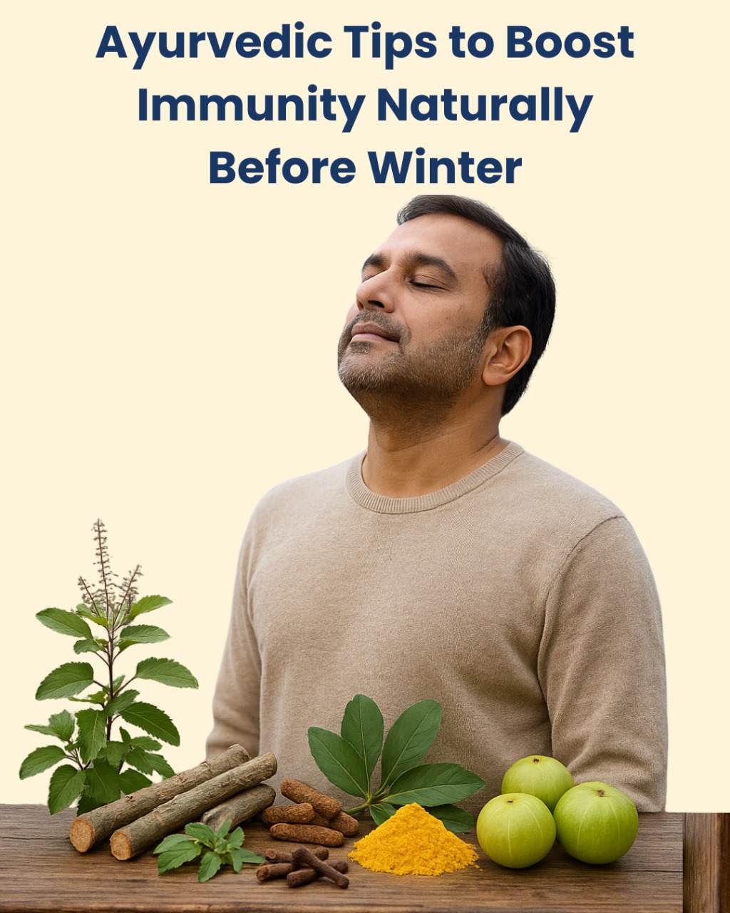 🌿 Ayurvedic Tips to Boost Immunity Naturally Before Winter